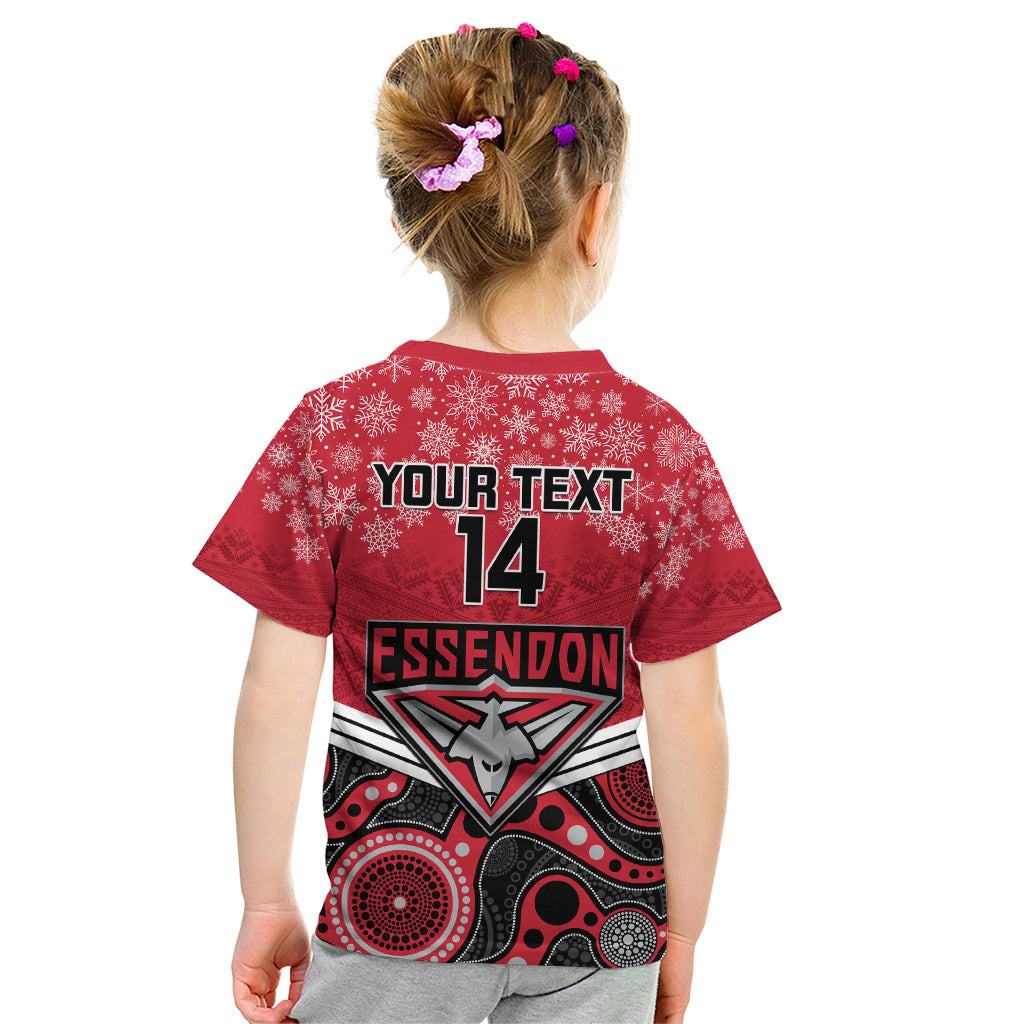 custom-essendon-football-christmas-kid-t-shirt-merry-xmas-2023-mix-aboriginal-art