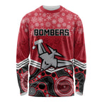 custom-essendon-football-christmas-long-sleeve-shirt-merry-xmas-2023-mix-aboriginal-art