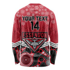 custom-essendon-football-christmas-long-sleeve-shirt-merry-xmas-2023-mix-aboriginal-art