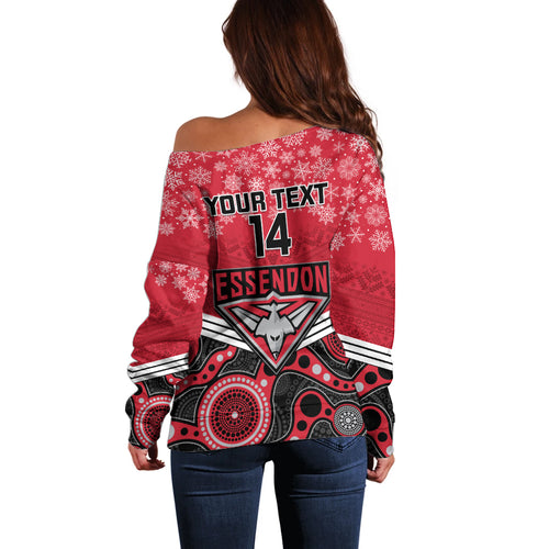 custom-essendon-football-christmas-off-shoulder-sweater-merry-xmas-2023-mix-aboriginal-art