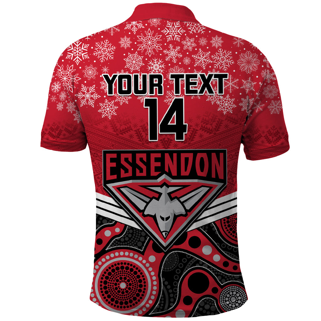custom-essendon-football-christmas-polo-shirt-merry-xmas-2023-mix-aboriginal-art
