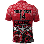 custom-essendon-football-christmas-polo-shirt-merry-xmas-2023-mix-aboriginal-art