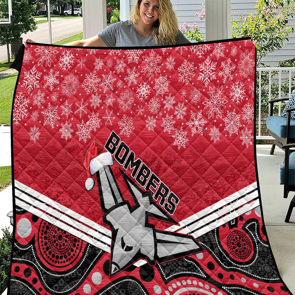 custom-essendon-football-christmas-quilt-merry-xmas-2023-mix-aboriginal-art