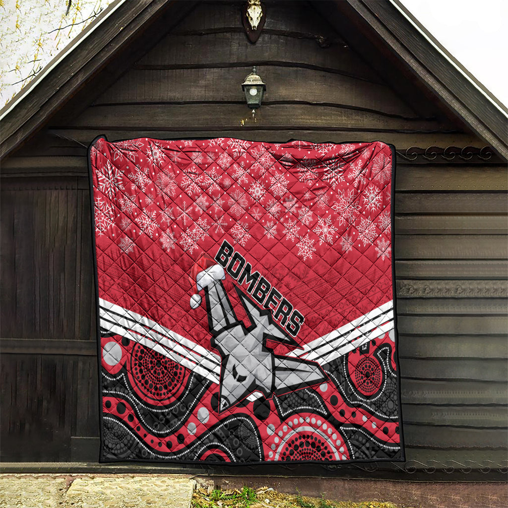 custom-essendon-football-christmas-quilt-merry-xmas-2023-mix-aboriginal-art