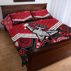 custom-essendon-football-christmas-quilt-bed-set-merry-xmas-2023-mix-aboriginal-art