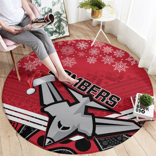 custom-essendon-football-christmas-round-carpet-merry-xmas-2023-mix-aboriginal-art