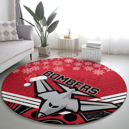 custom-essendon-football-christmas-round-carpet-merry-xmas-2023-mix-aboriginal-art