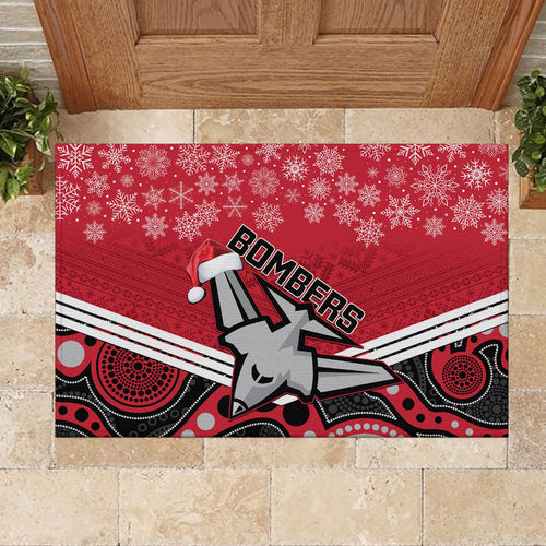 custom-essendon-football-christmas-rubber-doormat-merry-xmas-2023-mix-aboriginal-art