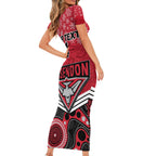 custom-essendon-football-christmas-short-sleeve-bodycon-dress-merry-xmas-2023-mix-aboriginal-art