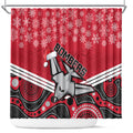 custom-essendon-football-christmas-shower-curtain-merry-xmas-2023-mix-aboriginal-art