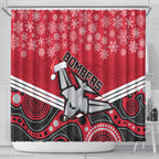 custom-essendon-football-christmas-shower-curtain-merry-xmas-2023-mix-aboriginal-art