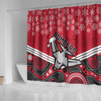custom-essendon-football-christmas-shower-curtain-merry-xmas-2023-mix-aboriginal-art