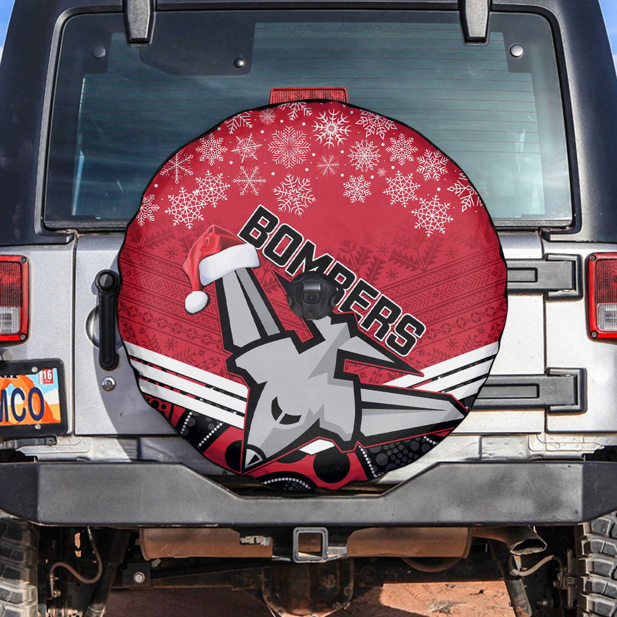 custom-essendon-football-christmas-spare-tire-cover-merry-xmas-2023-mix-aboriginal-art