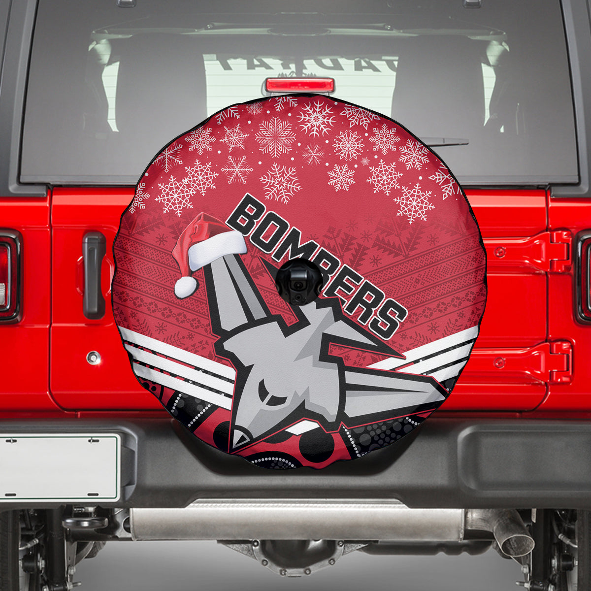 custom-essendon-football-christmas-spare-tire-cover-merry-xmas-2023-mix-aboriginal-art
