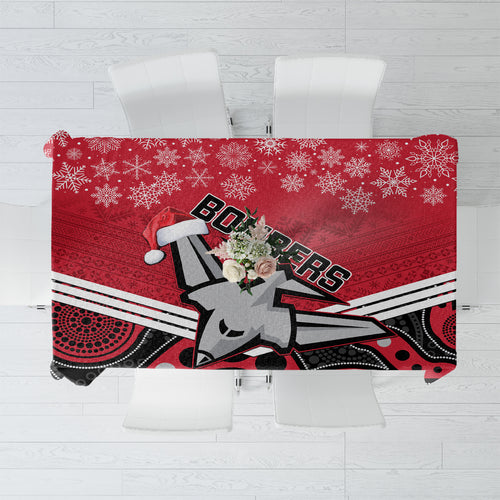 custom-essendon-football-christmas-tablecloth-merry-xmas-2023-mix-aboriginal-art