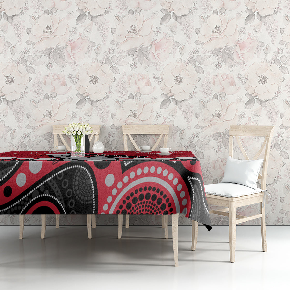 custom-essendon-football-christmas-tablecloth-merry-xmas-2023-mix-aboriginal-art