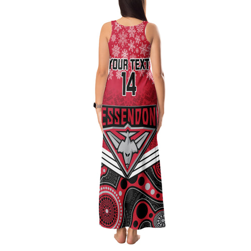 custom-essendon-football-christmas-tank-maxi-dress-merry-xmas-2023-mix-aboriginal-art