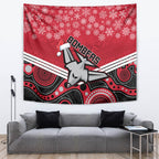 custom-essendon-football-christmas-tapestry-merry-xmas-2023-mix-aboriginal-art