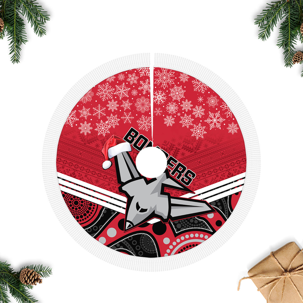 essendon-football-christmas-tree-skirt-merry-xmas-2023-mix-aboriginal-art