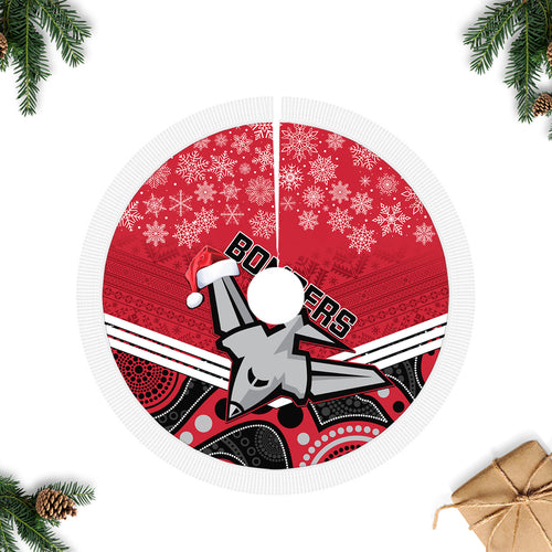essendon-football-christmas-tree-skirt-merry-xmas-2023-mix-aboriginal-art