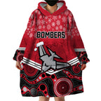 custom-essendon-football-christmas-wearable-blanket-hoodie-merry-xmas-2023-mix-aboriginal-art