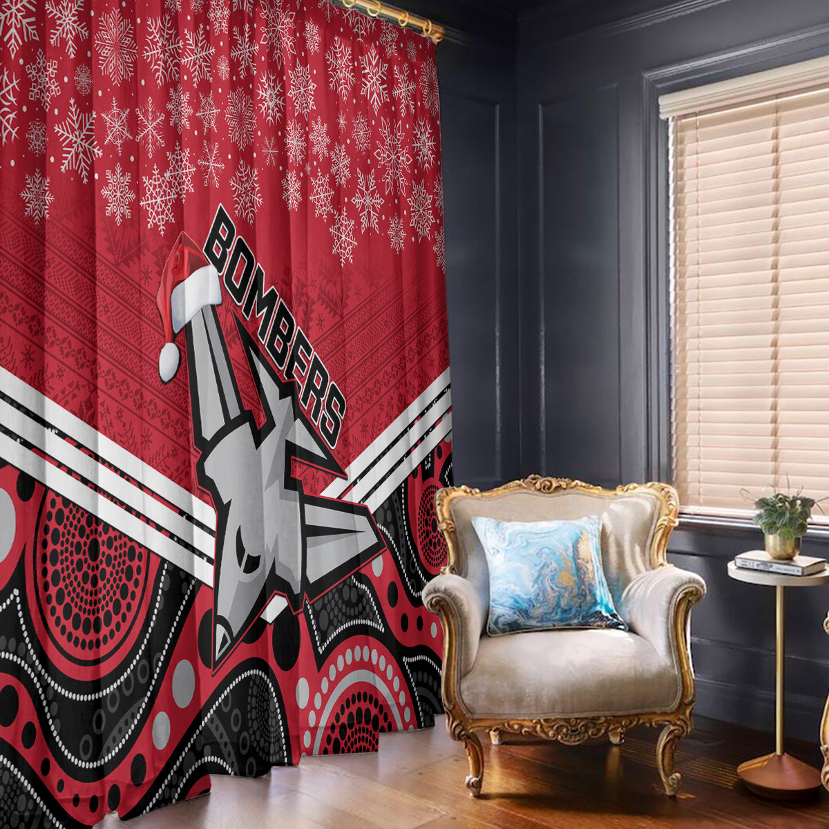 custom-essendon-football-christmas-window-curtain-merry-xmas-2023-mix-aboriginal-art