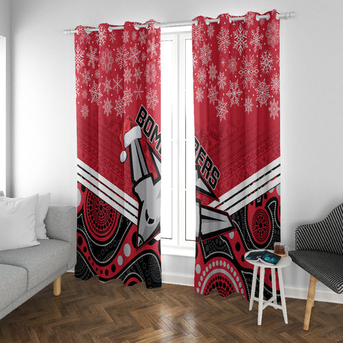 custom-essendon-football-christmas-window-curtain-merry-xmas-2023-mix-aboriginal-art