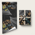 Aotearoa Kowhai Tui Bird Wrapping Paper Maori Ngaru With Silver Fern - Aussie Hoodie