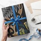 Aotearoa Kowhai Tui Bird Wrapping Paper Maori Ngaru With Silver Fern - Aussie Hoodie