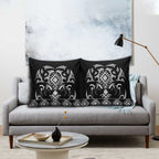 Black Ngaru Taniko With Aotearoa Maori Tattoo Pillow Cover - Aussie Hoodie