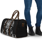 Black Ngaru Taniko With Aotearoa Maori Tattoo Travel Bag - Aussie Hoodie
