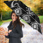Black Ngaru Taniko With Aotearoa Maori Tattoo Umbrella - Aussie Hoodie