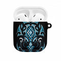 Blue Ngaru Taniko With Aotearoa Maori Tattoo AirPods Case - Aussie Hoodie