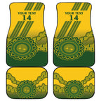 Custom Australia Matildas Car Mats Aussie Aboriginal Gold Version