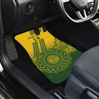 Custom Australia Matildas Car Mats Aussie Aboriginal Gold Version