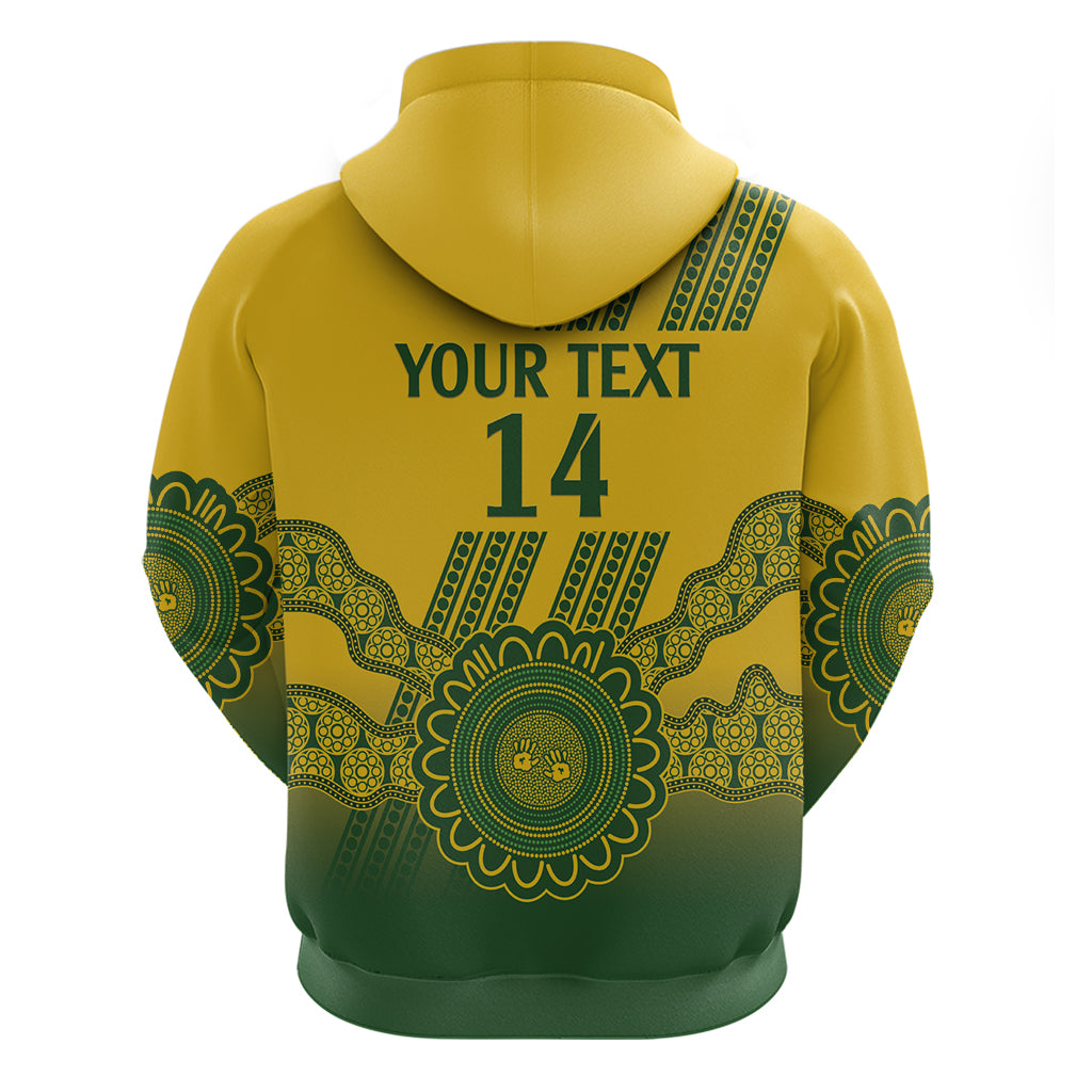 Custom Australia Matildas Hoodie Aussie Aboriginal Gold Version