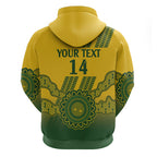 Custom Australia Matildas Hoodie Aussie Aboriginal Gold Version
