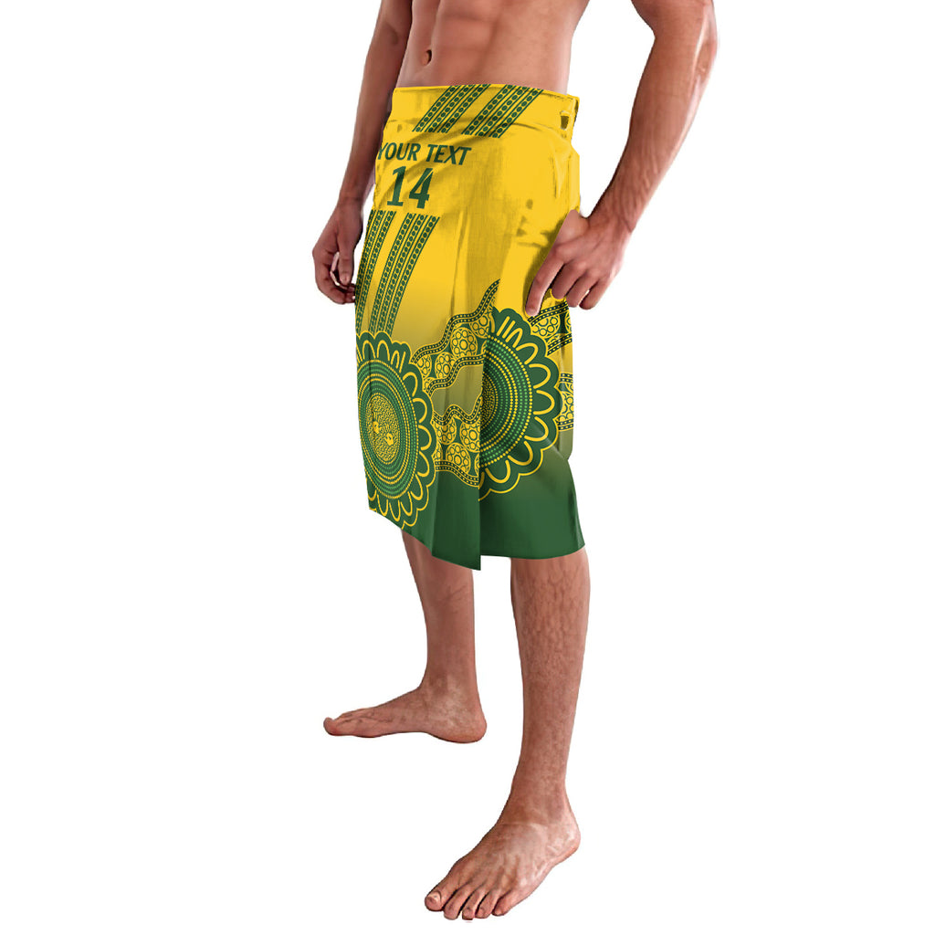 Custom Australia Matildas Lavalava Aussie Aboriginal Gold Version