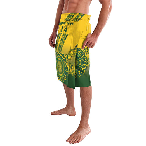Custom Australia Matildas Lavalava Aussie Aboriginal Gold Version