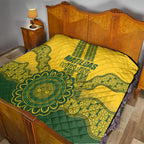 Custom Australia Matildas Quilt Aussie Aboriginal Gold Version