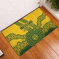 Custom Australia Matildas Rubber Doormat Aussie Aboriginal Gold Version