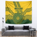 Custom Australia Matildas Tapestry Aussie Aboriginal Gold Version
