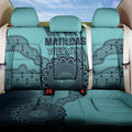 Custom Australia Matildas Back Car Seat Cover Aussie Aboriginal Turquoise Version