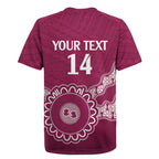 Custom QLD Maroons Rugby Rugby Jersey Aussie Aboriginal Mix Polynesian Pattern