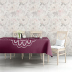 Custom QLD Maroons Rugby Tablecloth Aussie Aboriginal Mix Polynesian Pattern