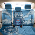 Custom NSW Blues Rugby Back Car Seat Cover Aussie Aboriginal Mix Polynesian Pattern