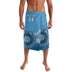 Custom NSW Blues Rugby Lavalava Aussie Aboriginal Mix Polynesian Pattern