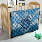 Custom NSW Blues Rugby Quilt Aussie Aboriginal Mix Polynesian Pattern