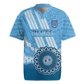 Custom NSW Blues Rugby Rugby Jersey Aussie Aboriginal Mix Polynesian Pattern