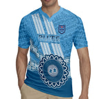 Custom NSW Blues Rugby Rugby Jersey Aussie Aboriginal Mix Polynesian Pattern